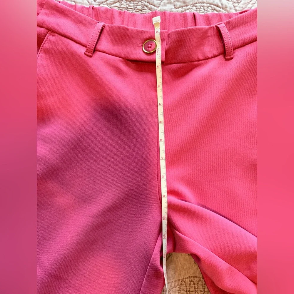 Isaac Mizrahi Vibrant Pink Cropped Pants - Picture 9 of 13